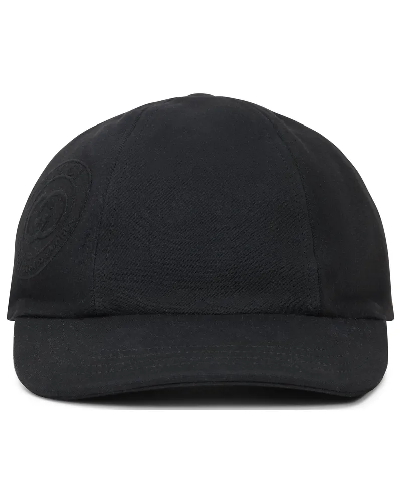 Gucci Men's Cap Curved Brim Black Cotton Hat Black