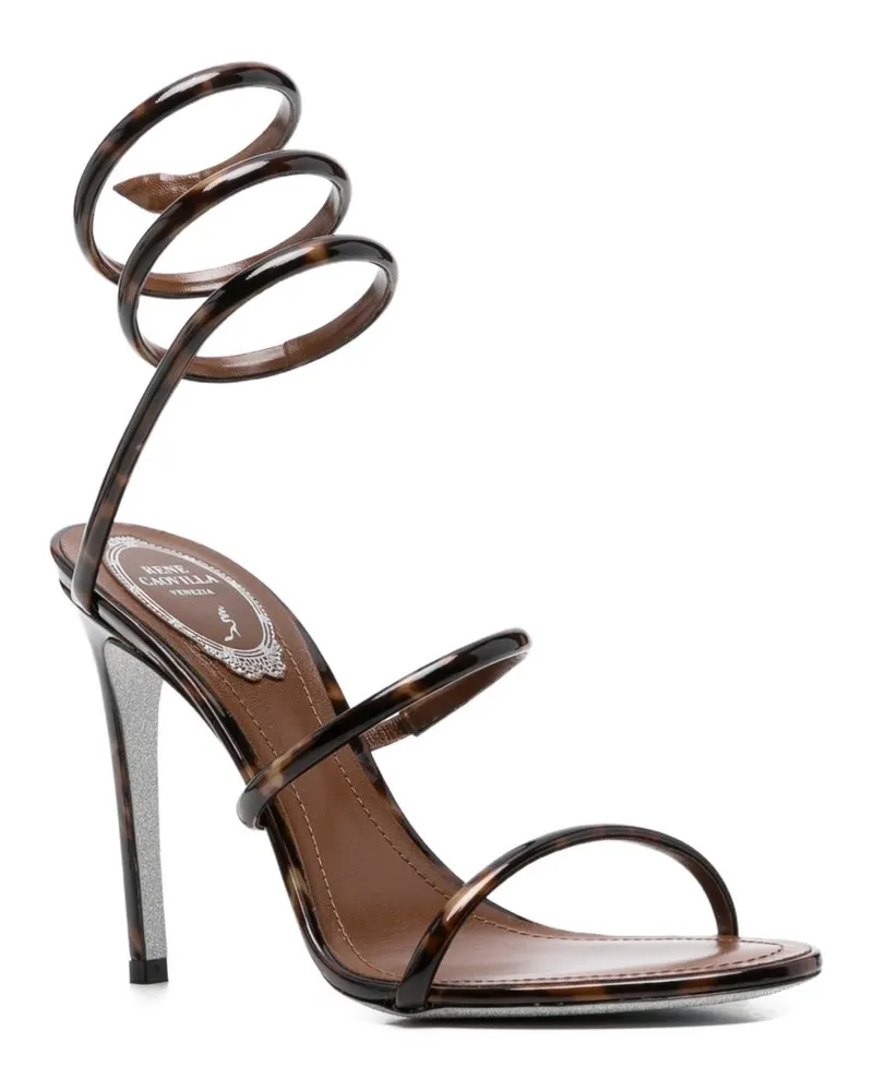 René Caovilla Cleo Sandal — Brown Brown