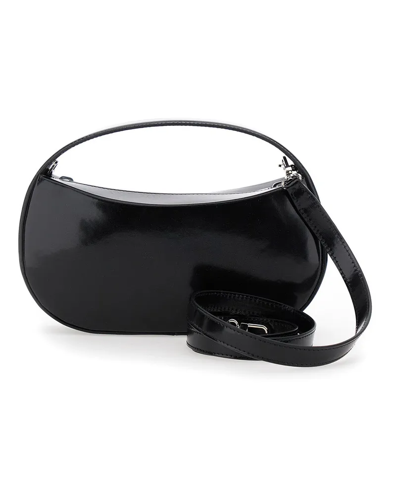 COPERNI Women's Black Handbag With Logo Detail Calf Handbags Hand Bags Black