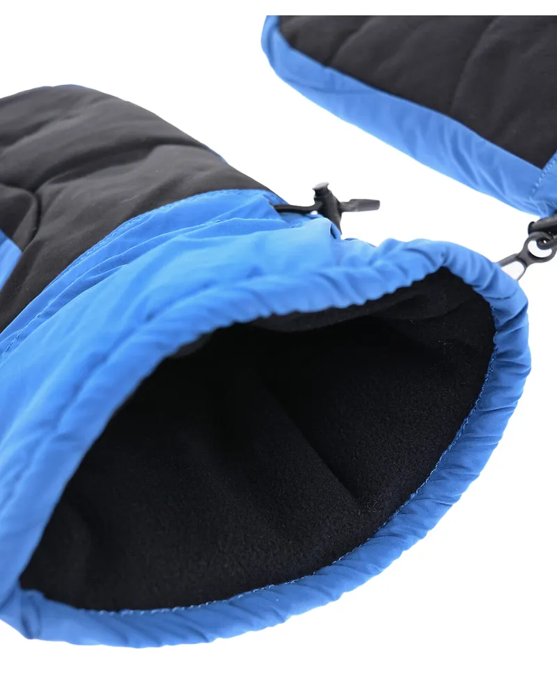 OFF-WHITE Men's Bounce Logo Ski Mittens Gloves Blue Accessories Blue
