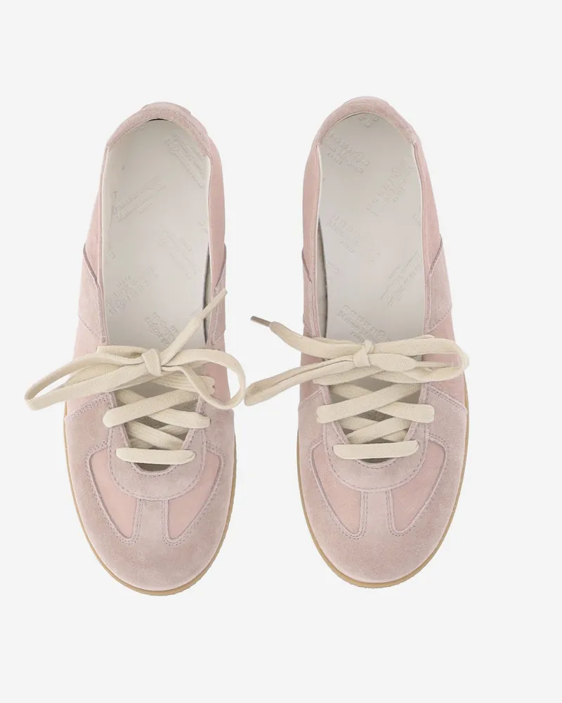 Maison Margiela Women's Ballerina Flats Replica Leather Pink Trainers Sneaker Pink