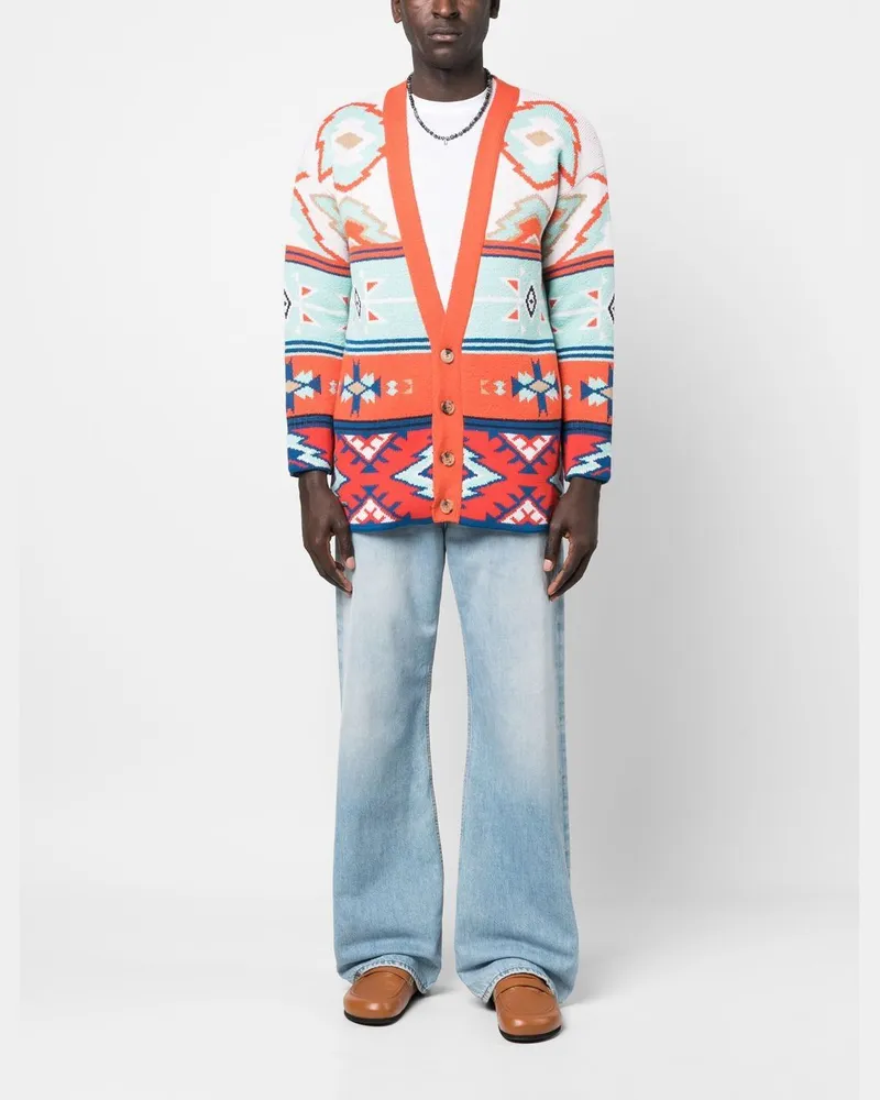 Alanui Cardigan — Orange Orange
