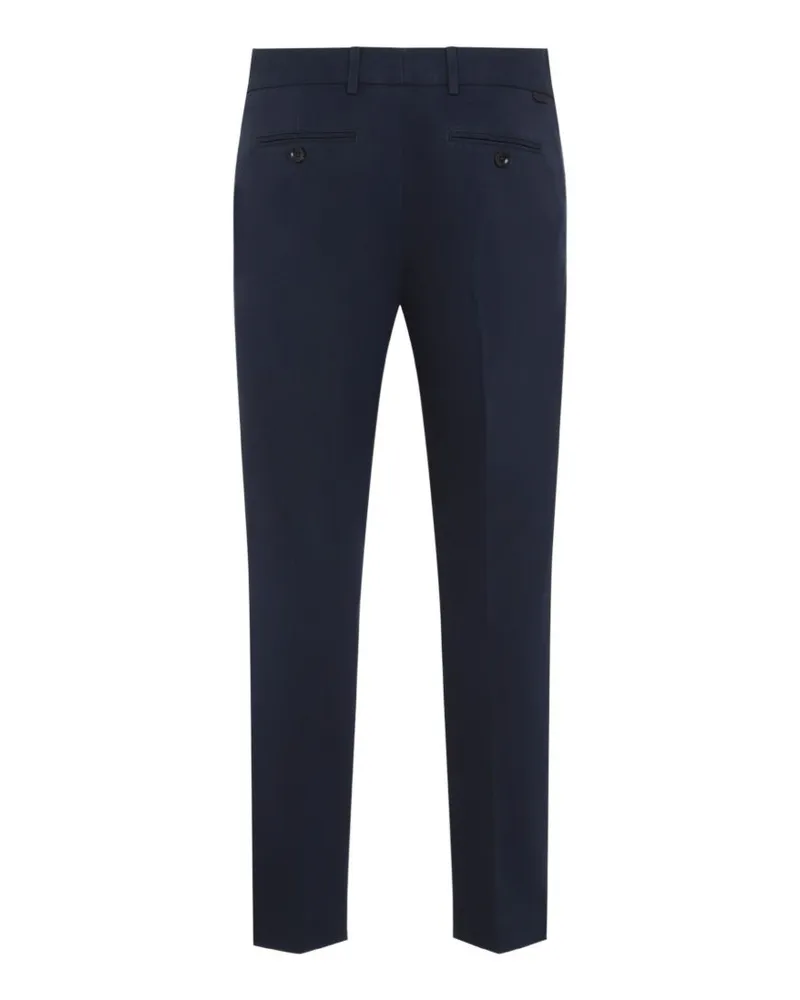 Tom Ford Men's Trousers Navy Cotton Navy
