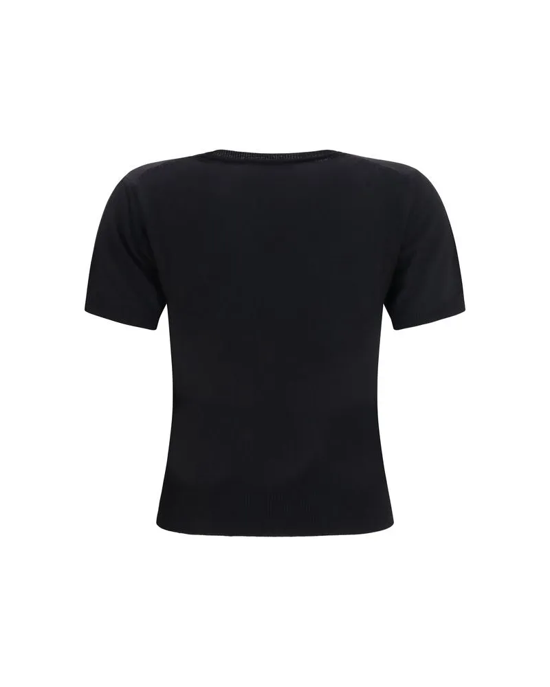 Vivienne Westwood Embroidered Orb T-Shirt — Black Black