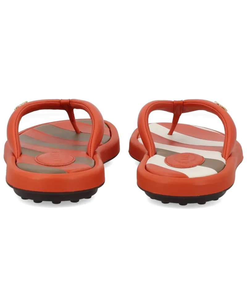 TOD'S Thong Sandals — Orange Orange