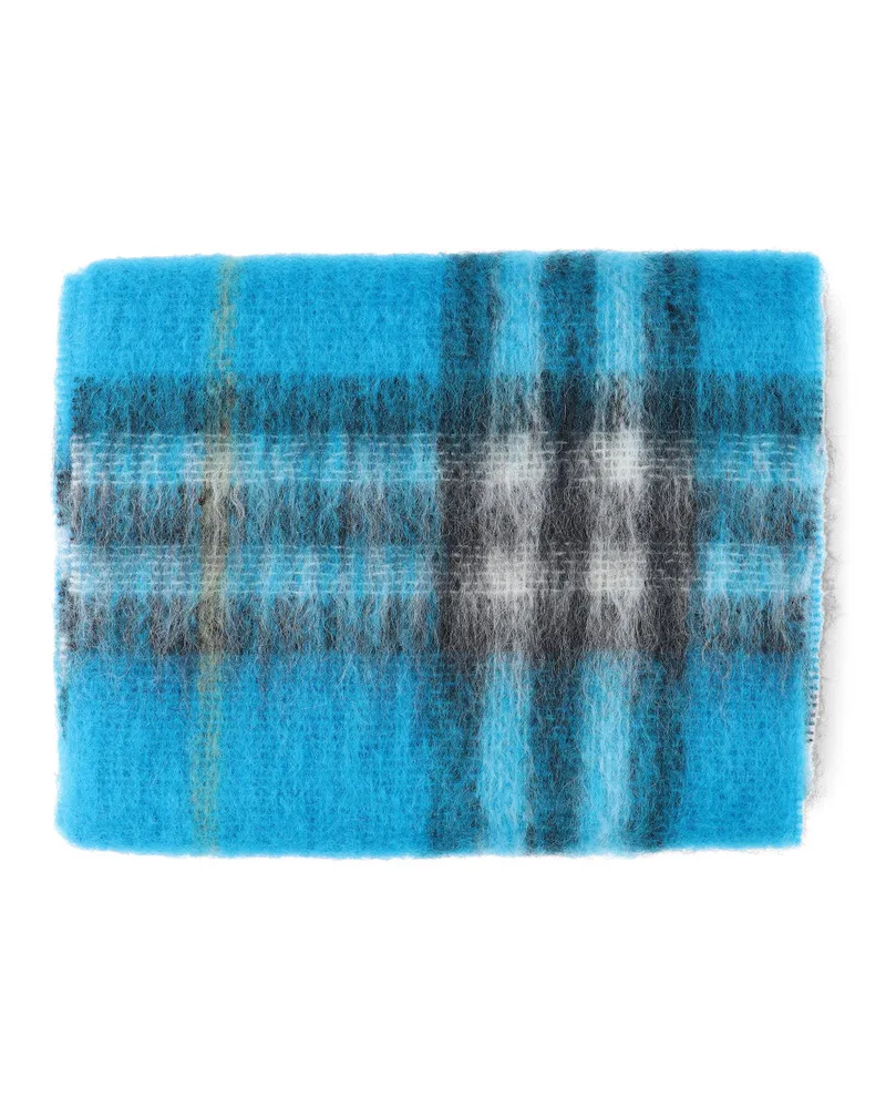 Burberry Women's Scarfs Multicolour Mohair Blue