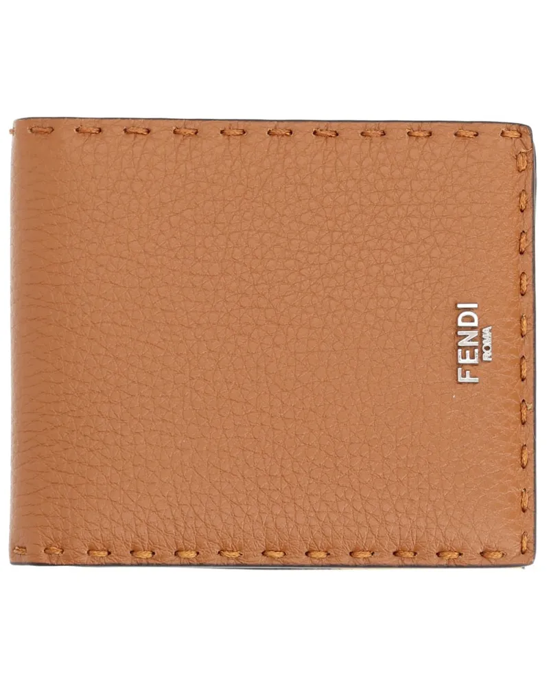 Fendi Selleria Wallet — Brown Brown