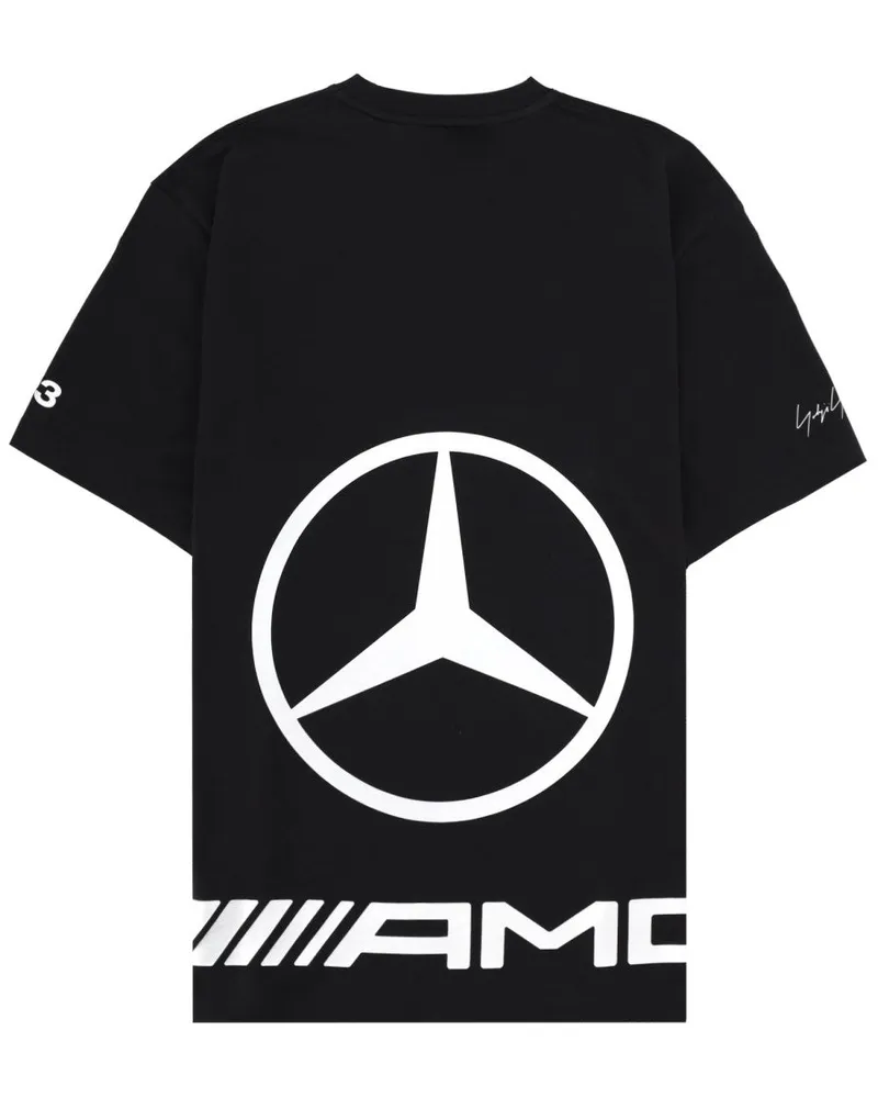 adidas Logo-Embroidered T-Shirt — Black Black