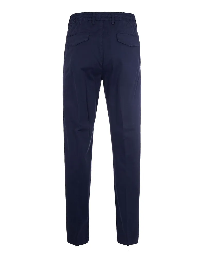 Eleventy Men's Jogger Trousers Blue Cotton 
