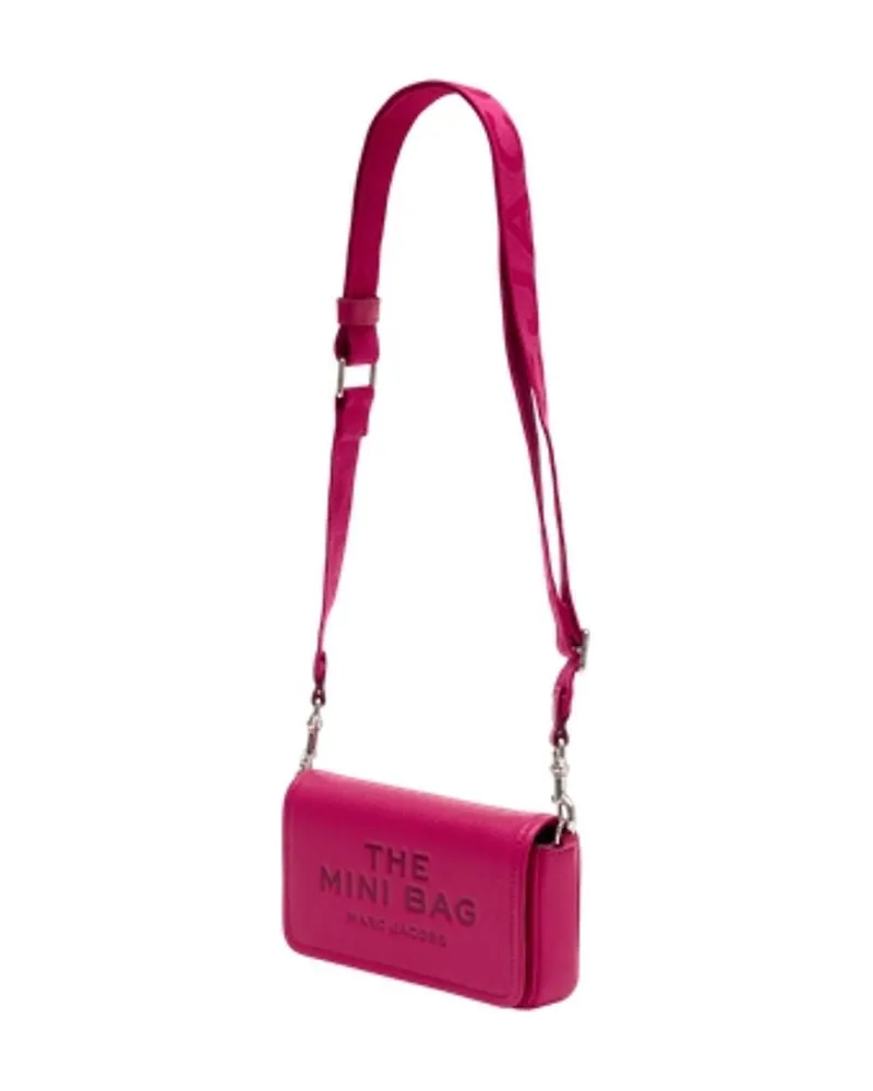 Marc Jacobs Women's The Mini Purse -  Leather Pink Cowhide Bags Handbags-Purses Pink