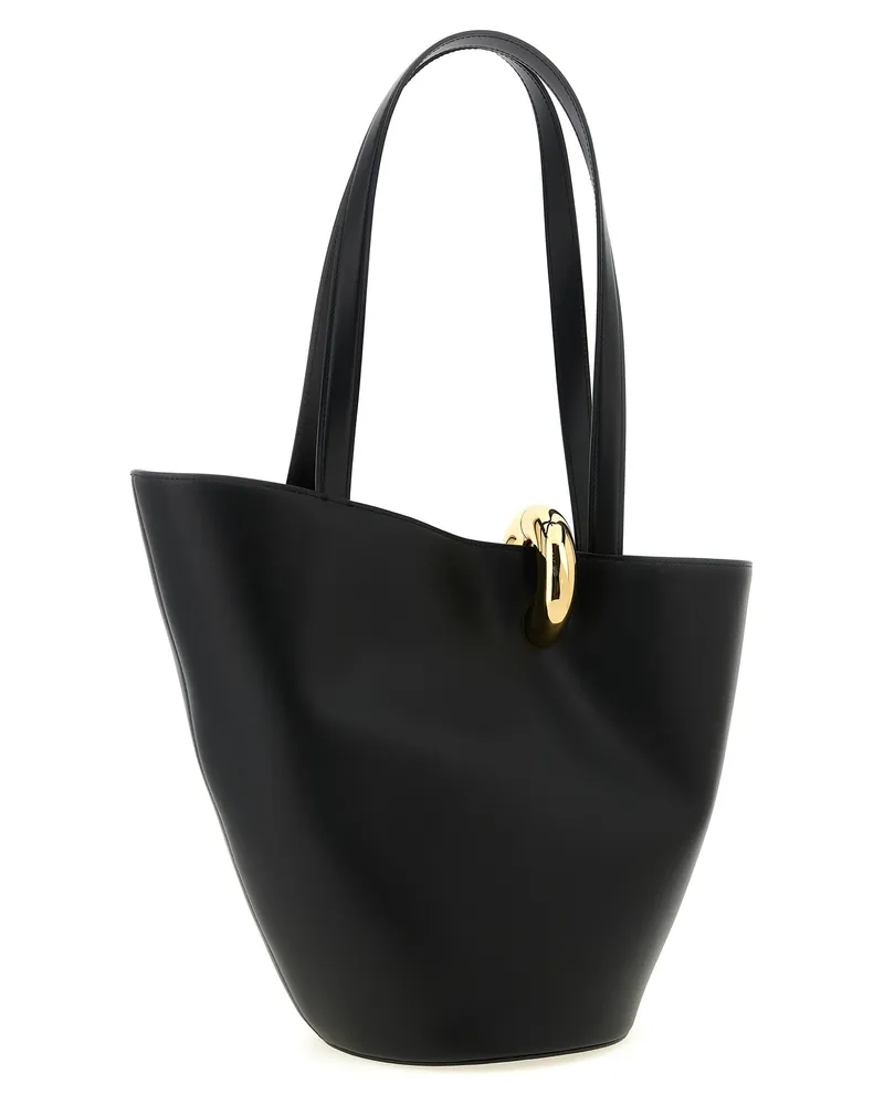 Jacquemus Women's Black Cowhide Shoulder Bag Black