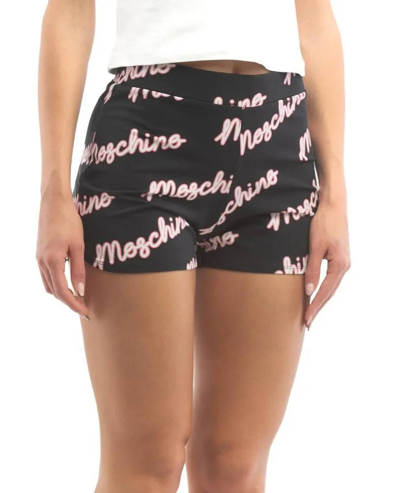 Moschino Women Multicolor Cotton Short And Mini Black