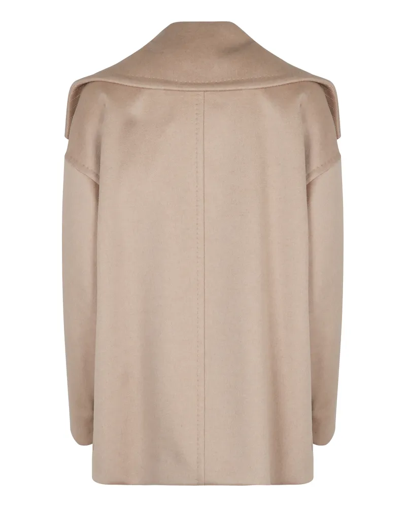 Max Mara Women's Double-Breasted Cashmere Coat Mario Sand Double Breasted & Peacoats Beige