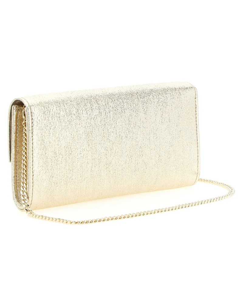 Jimmy Choo Emmie Clutch — Silver Silver