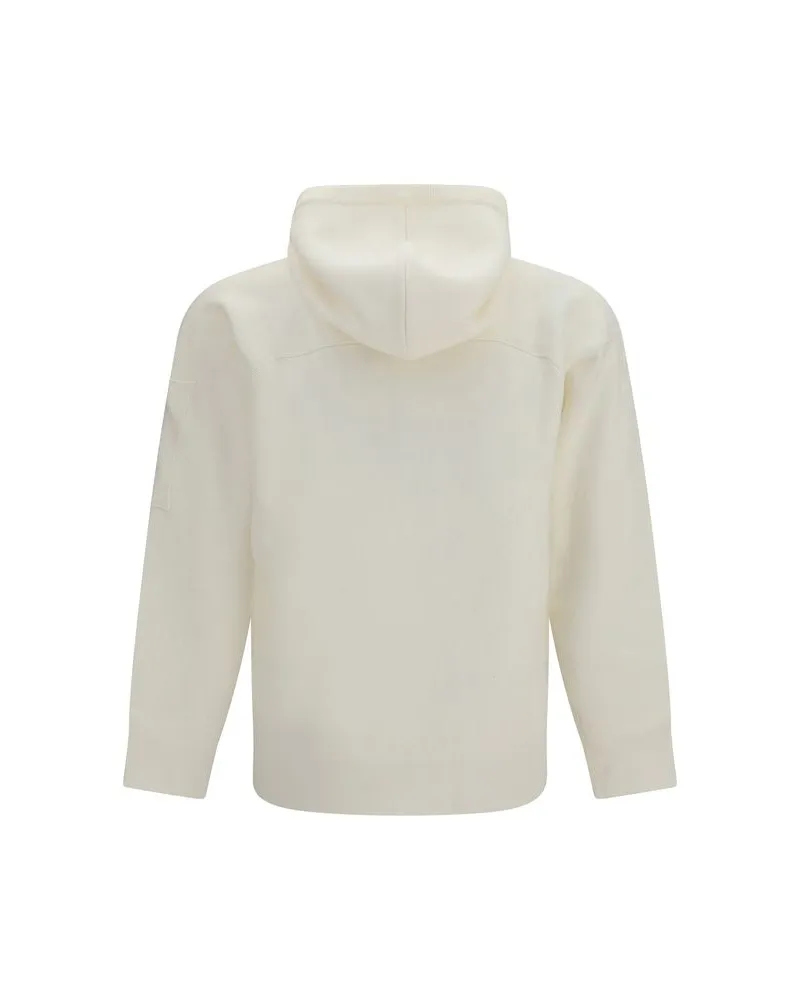 C.P. Company Merino Wool Hoodie — Beige Beige