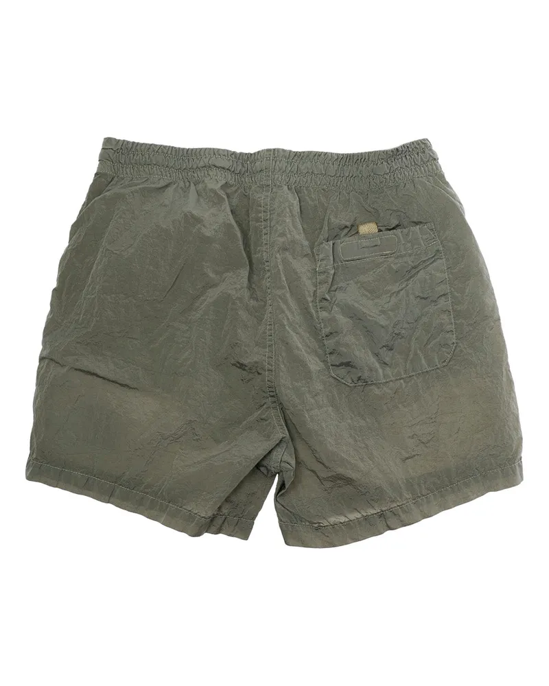 Stone Island Boys' Kids Grey Polyamide Shorts With Welt Pocket Gray