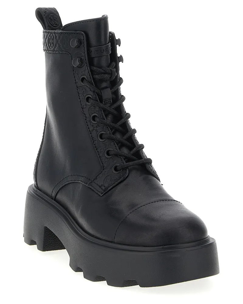 Tory Burch Combat Boot — Black Black