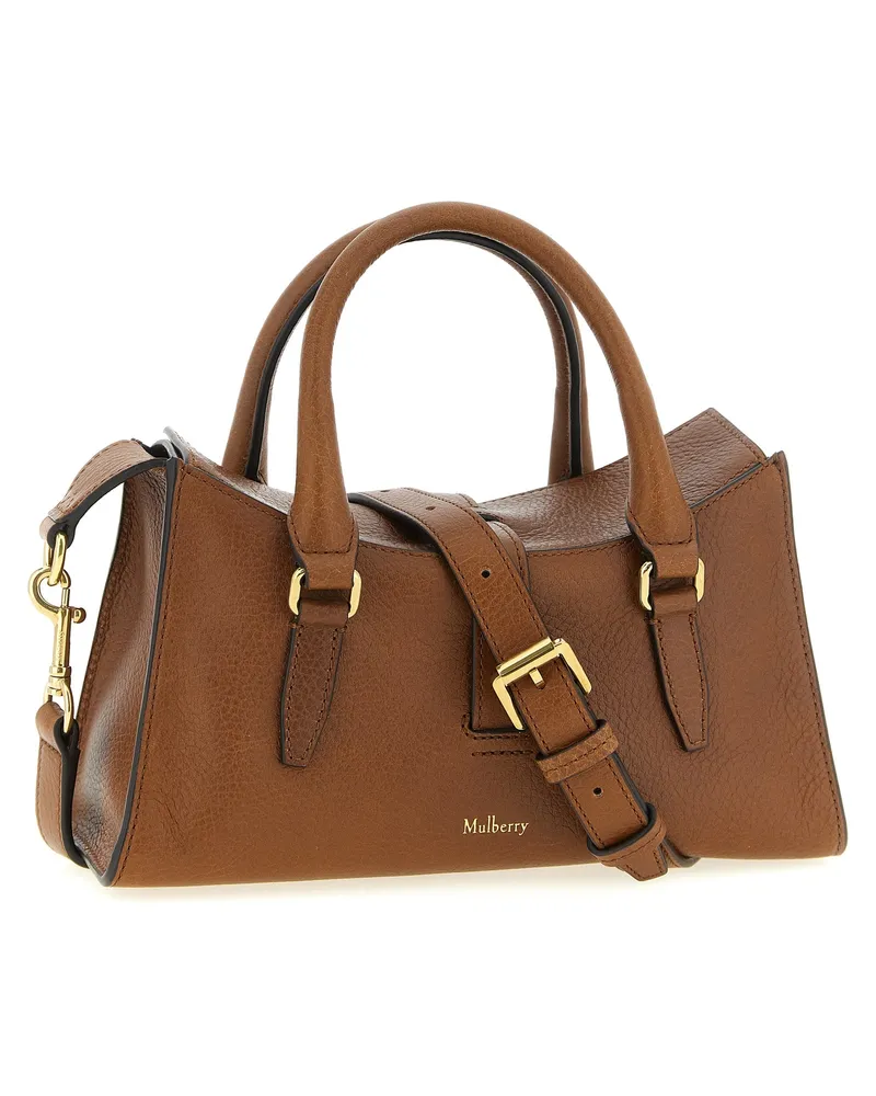 Mulberry Women's Roxanne Top Handle Bag Brown Calfskin Leather Brown