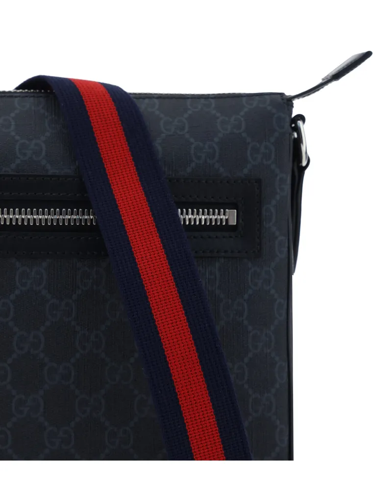 Gucci Men's Shoulder Bag Black Black-Black-Brb Polyurethane Black/black/brb Black