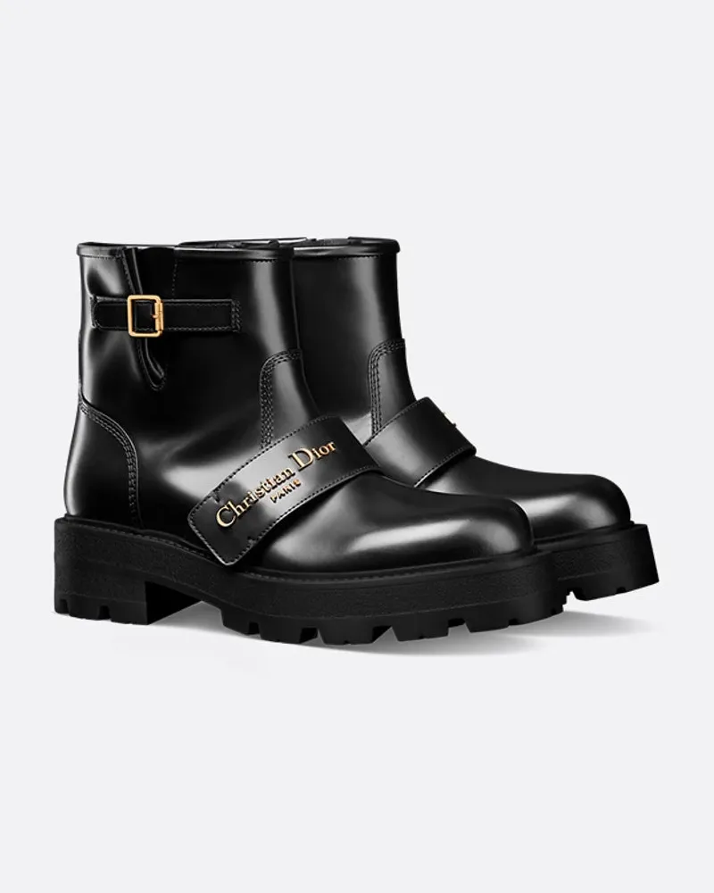 Dior Lug-Sole Boot — Black Black