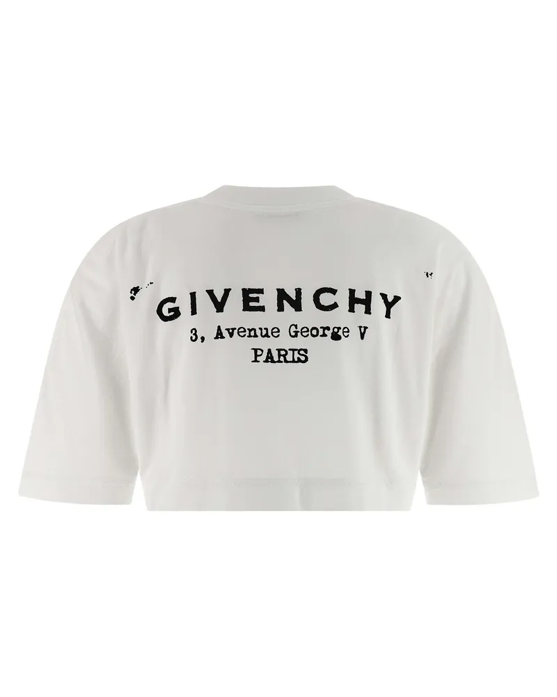 Givenchy Women's White Cotton T-Shirt White