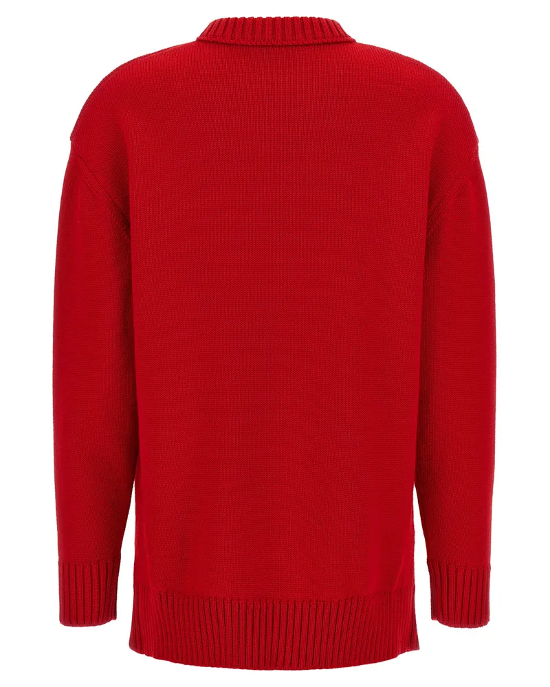 Prada Women's Multicolor Virgin Wool Cardigan Clothing Red