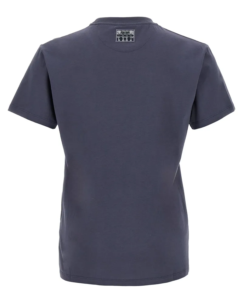 Fendi Men's Blue Cotton T-Shirt Navy