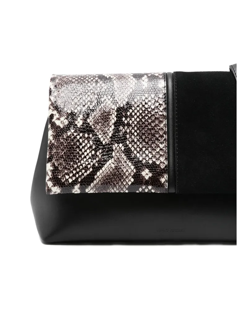 Manu Atelier The Fold Clutch — Black Black