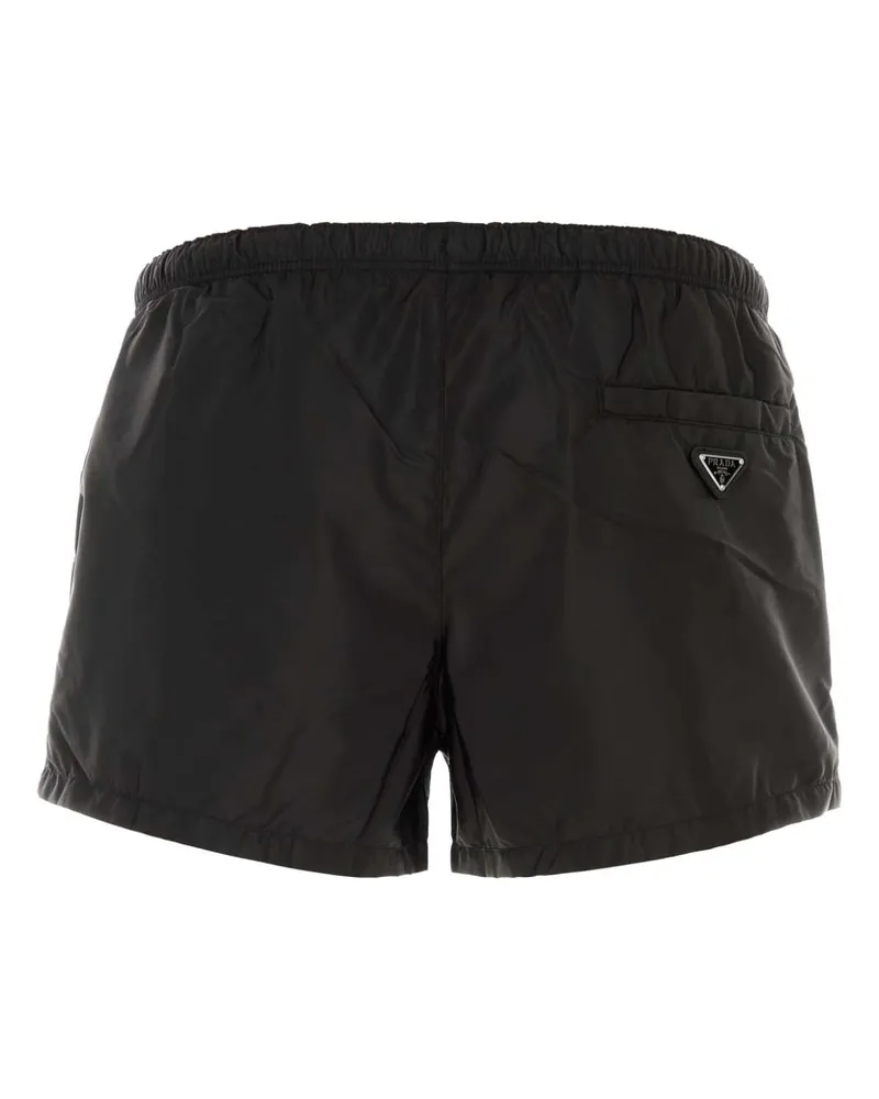Prada Men's Black Re-Nylon Swimming Shorts Nero Costumi Da Bagno Swimwear Black