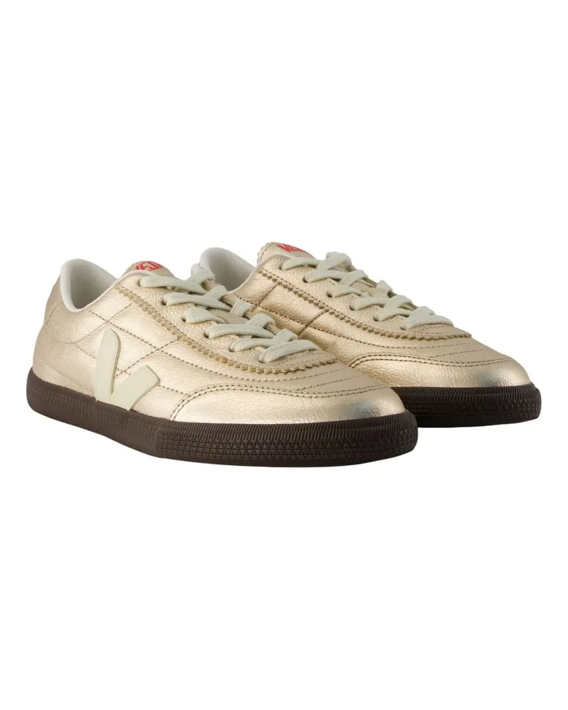 VEJA Women's Panenka Sneaker Beige Calfskin Beige