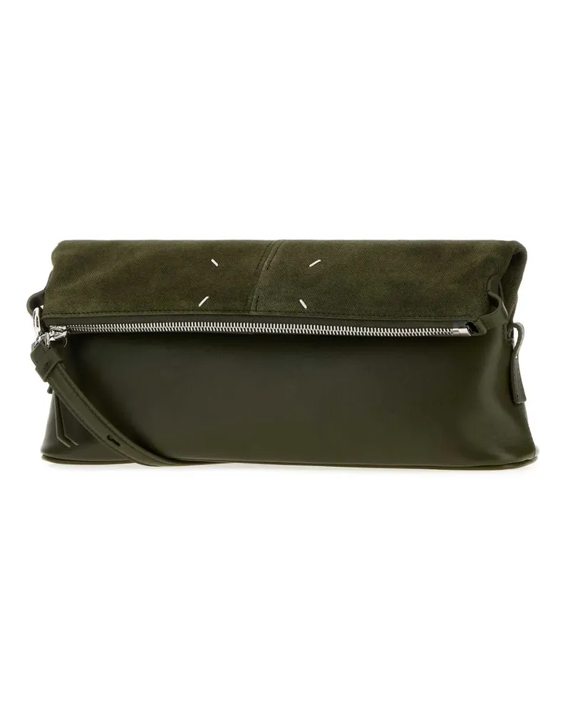 Maison Margiela 5AC Leather Clutch — Green Green