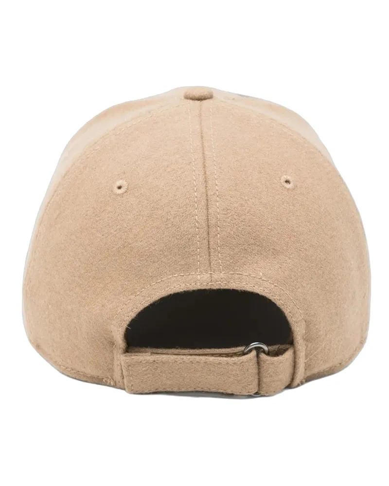 Ballantyne BMN018 Melton Wool Baseball Cap — Beige Beige
