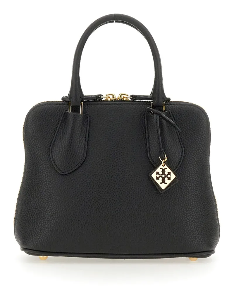 Tory Burch Women's Mini Trunk Bag Black Handbags Hand Black