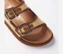 Women's Arizona Framed Raffia 1774 Ginger (narrow) Brown Sandal