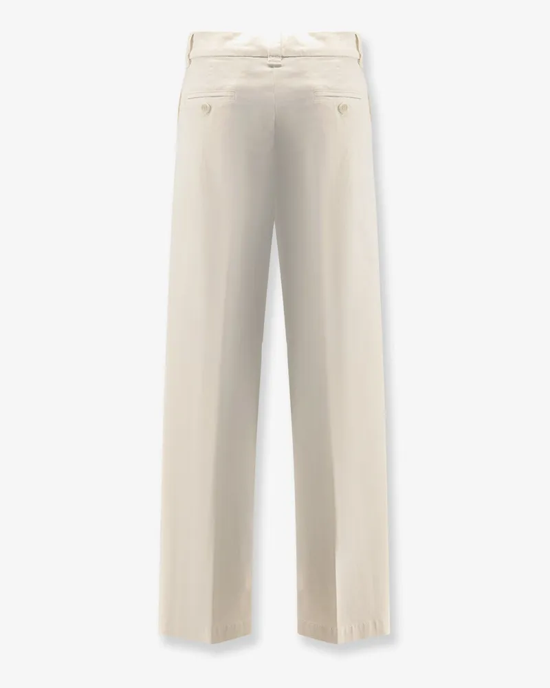 ASPESI Women's Trousers Cotton White White