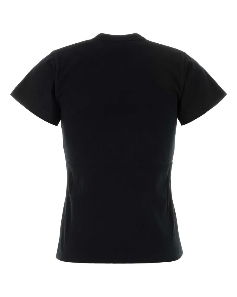 The Row Women's Black Cotton Duca T-Shirt Exterior Exterior: T-shirts And Polos Black