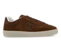 Men's Brown Suede G75 Sneakers Beige