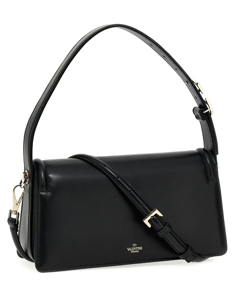 Valentino Garavani Le Grand Shoulder Bag — Black Black