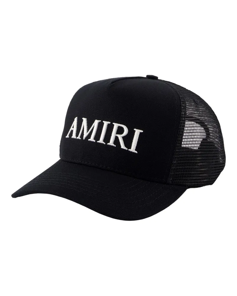 Amiri Men's Amhatr1014-001 Mesh Trucker Baseball Cap Black Cotton Black