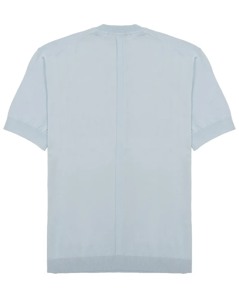 Low Brand Viscose Blend T-Shirt — Blue Blue