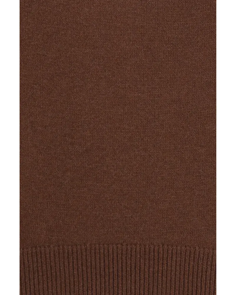 Brunello Cucinelli Cashmere Turtleneck Sweater — Brown Brown