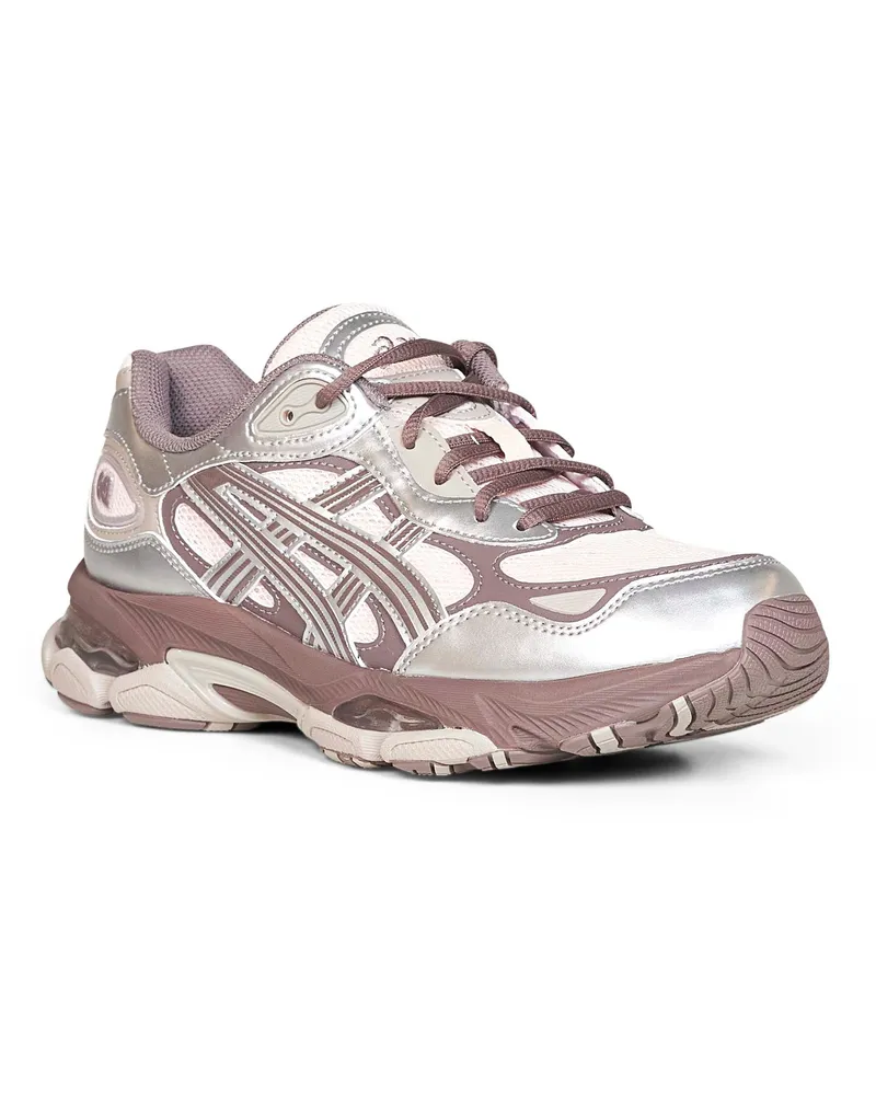 Asics Women's Trainers Gel-Nyc 2.0 Pink Cloud-Pure Silver Multicolour Other Fibers Sneaker Pink