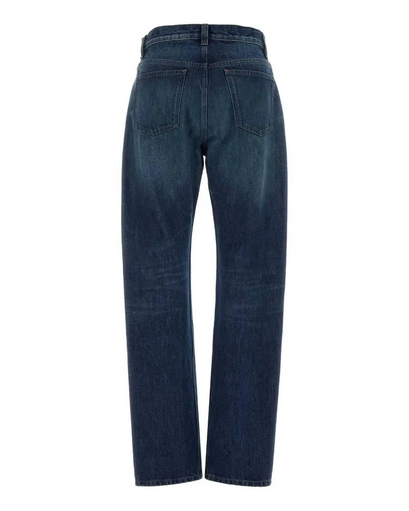 The Row Women's Denim Daciana Jeans Mediumindigo Exterior: Cotton Blue