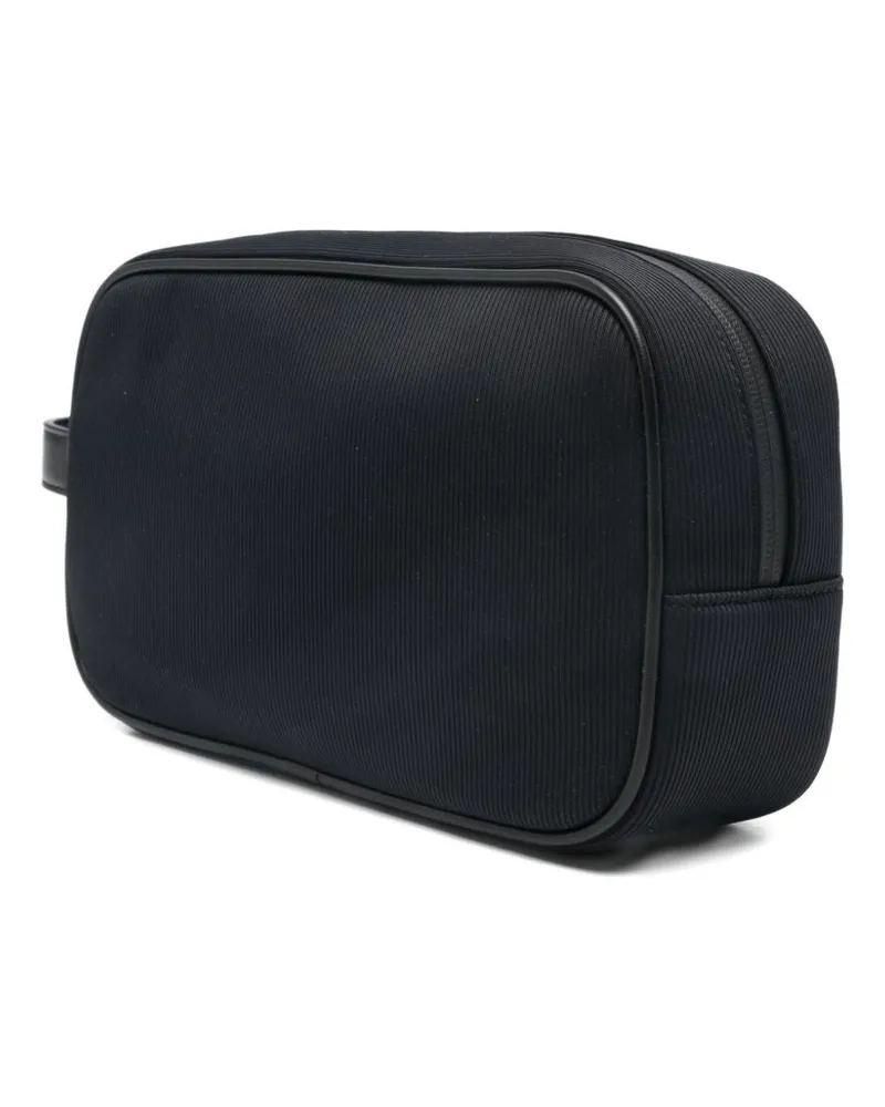 Emporio Armani Nylon Travel Clutch — Black Black