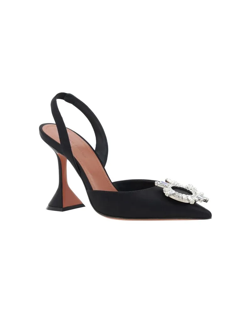 Amina Muaddi Begum Slingback Pump — Black Black