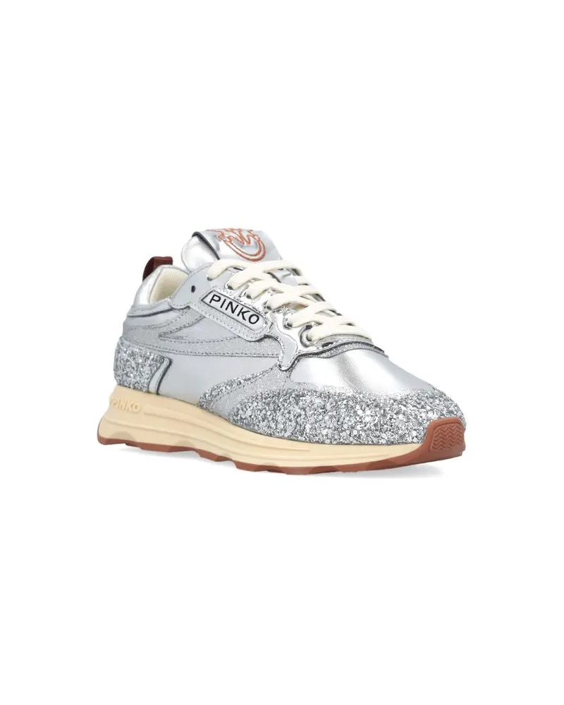 Pinko Zoe 03 Sneaker — Silver Silver