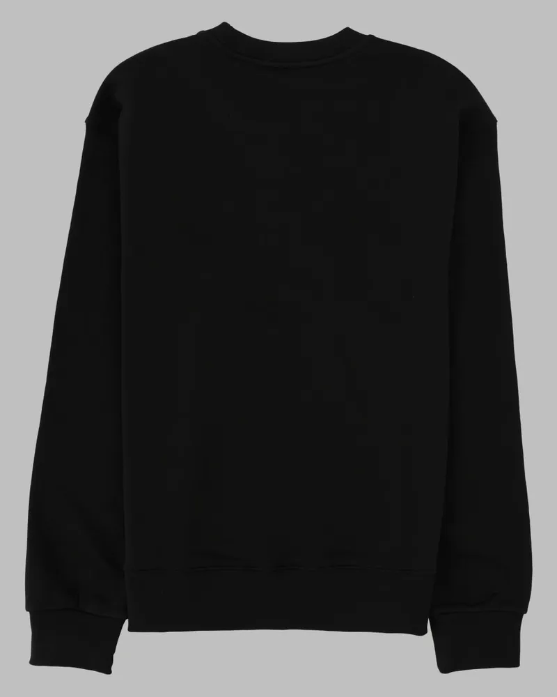 Kenzo Logo Cotton Sweatshirt — Black Black