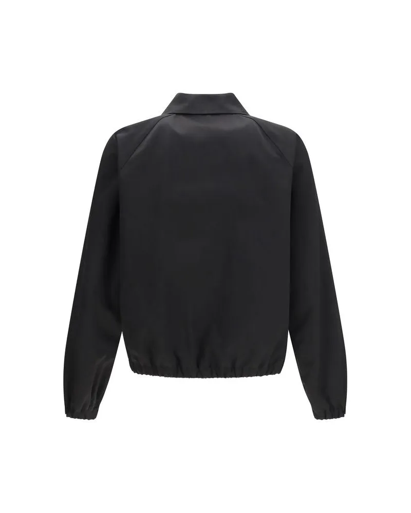 Valentino Garavani Men's Black Cotton Bomber Clothing Black