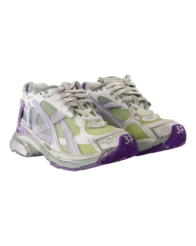 Balenciaga Women's Runner Sneakers -  Synthetic White Shoes White