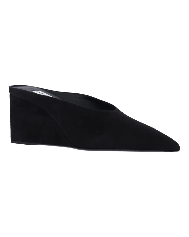 Alaïa Women's Sandals Black Goat Leather Black